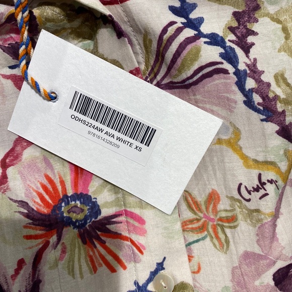 Chufy Pia Mini Shirt Dress Ava White S NWT - Picture 3 of 6